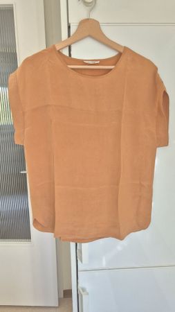 American Vintage Seidenbluse braun Grösse S 