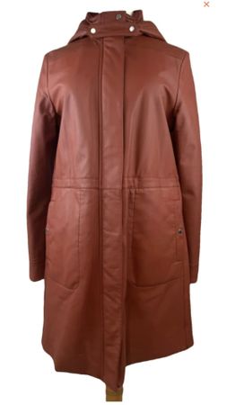 Leder-Wendemantel von Loro Piana neu Gr IT 40
