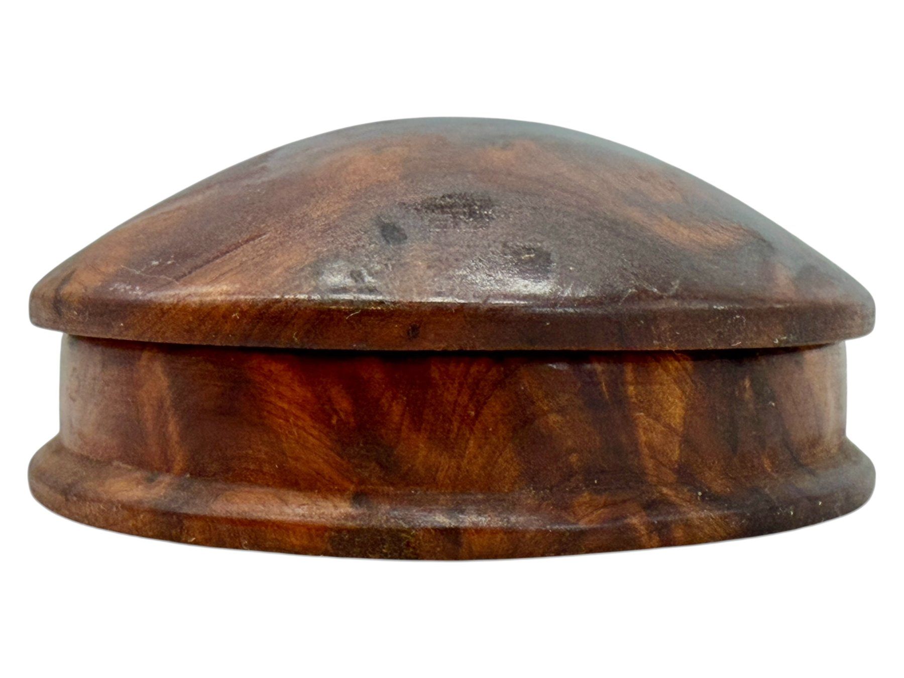 Barattoli: Boîte ancienne en loupe de thuya – Usato da Morges venduto da vintiques 1