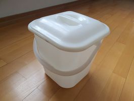 Eimer mit Deckel Allzweck, 12 Liter