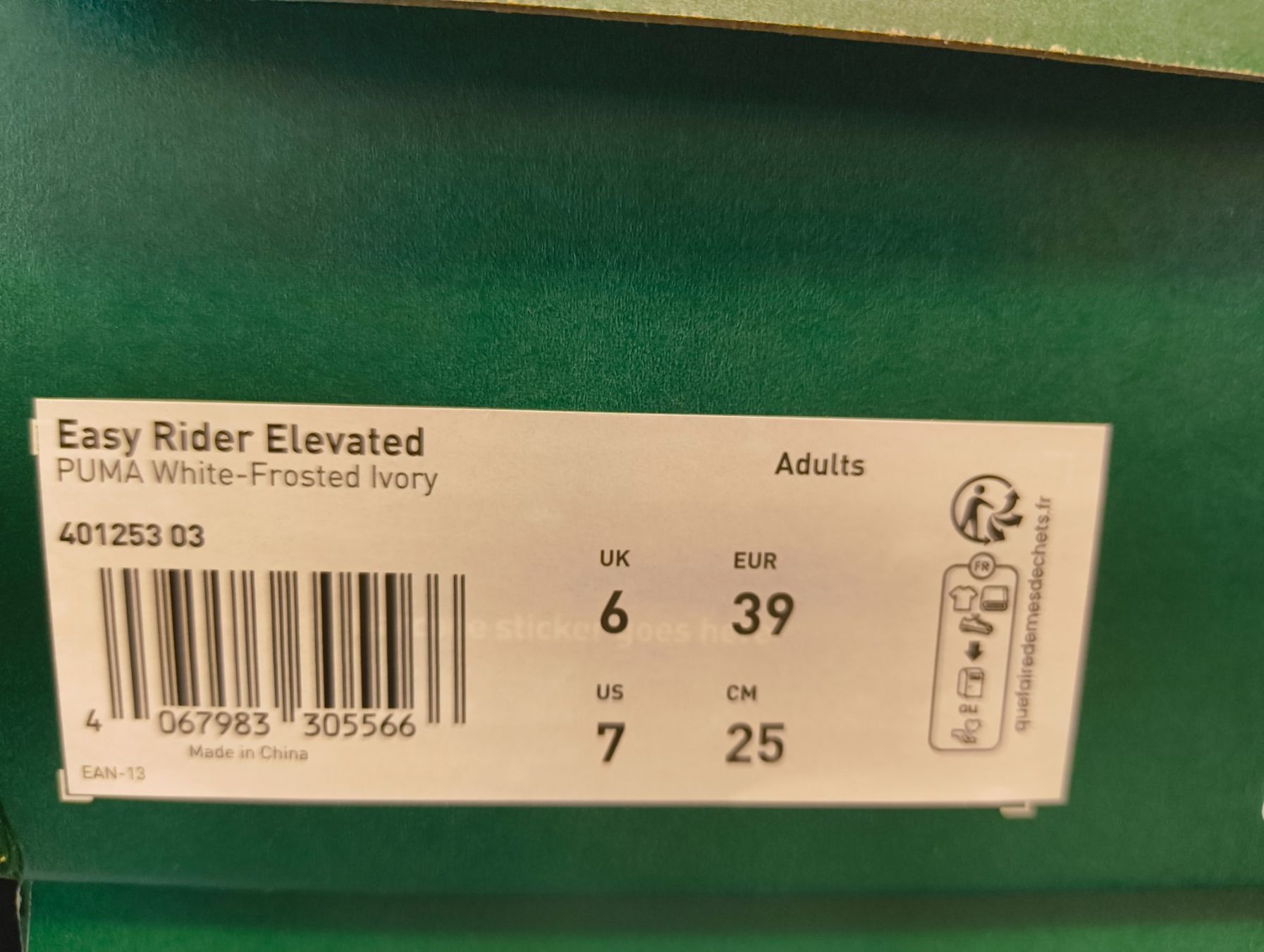 Puma Scarpe da uomo: Puma Easy Rider Damenschuhe, Grösse 39 – Nuovo e nell'imballaggio originale da Uitikon Waldegg venduto da PJLS1 4