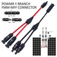 1 Paar Solarkabel Y Stecker Solarpanel Photovoltaik Kabel