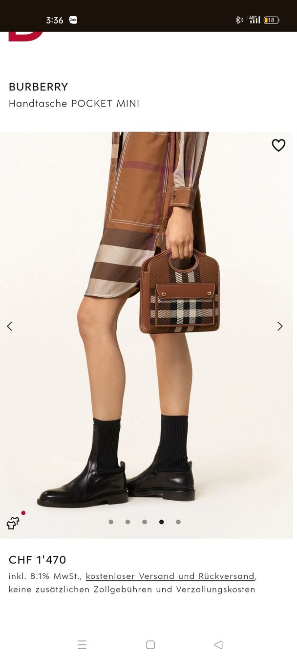 Burberry Borse da donna: Schicke Burberry Tasche, neuwertig – Nuovo (secondo la descrizione) da Wil SG venduto da Peachy 6