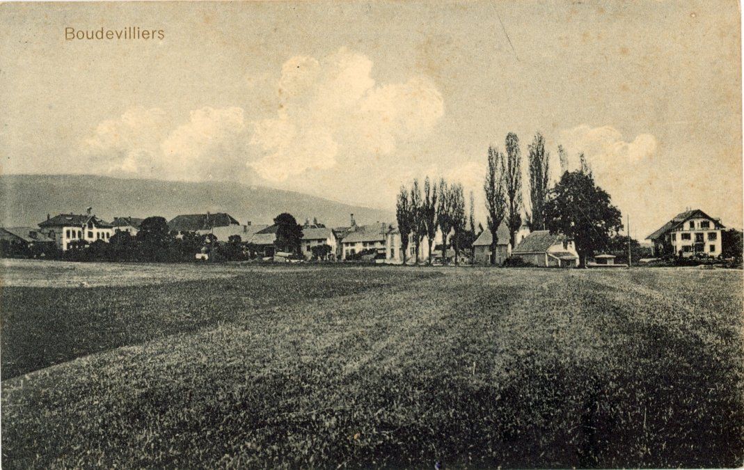 Ansichtskarten: Boudevilliers  NE – Gebraucht aus Brig von Valcards54