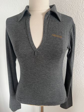 NEXOS Damen Pullover, Gr. M, Grau, NEU