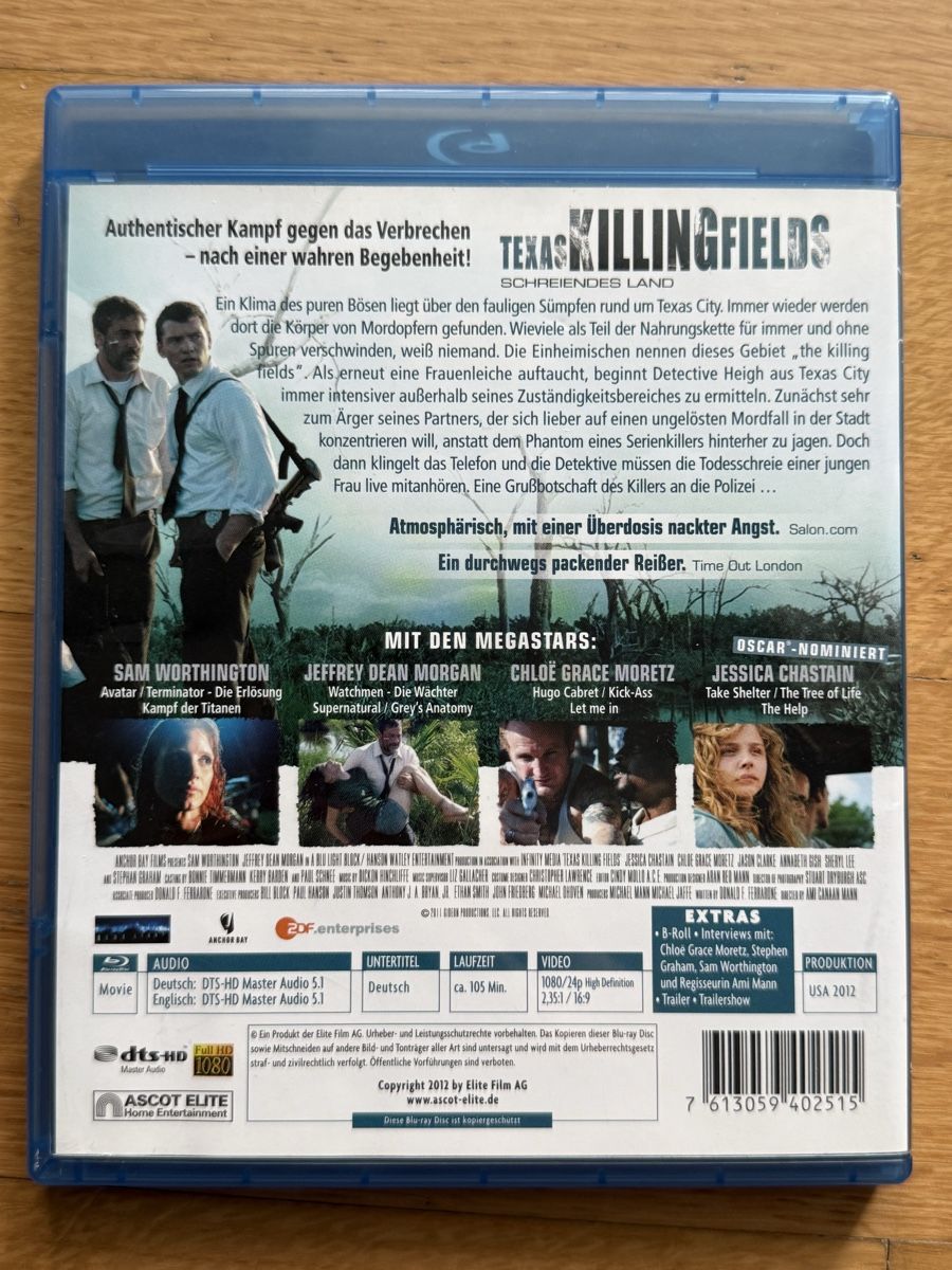 Tutti i DVDs: Texas Killing Fields - Blu-ray – Usato da Kölliken venduto da nerdorado 1