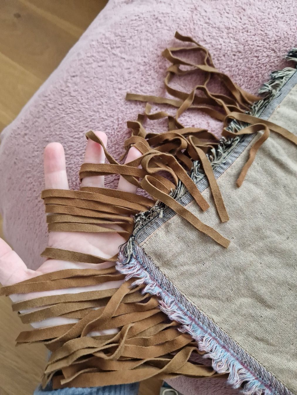 Esprit Foulard & Sciarpe: Esprit Schal Leder Wolle Baumwolle – Nuovo (secondo la descrizione) da Erlinsbach SO venduto da ULIKH 2