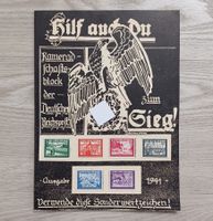 Kameradschaftsblock REICHSPOST Militär DEUTSCHES REICH 1941