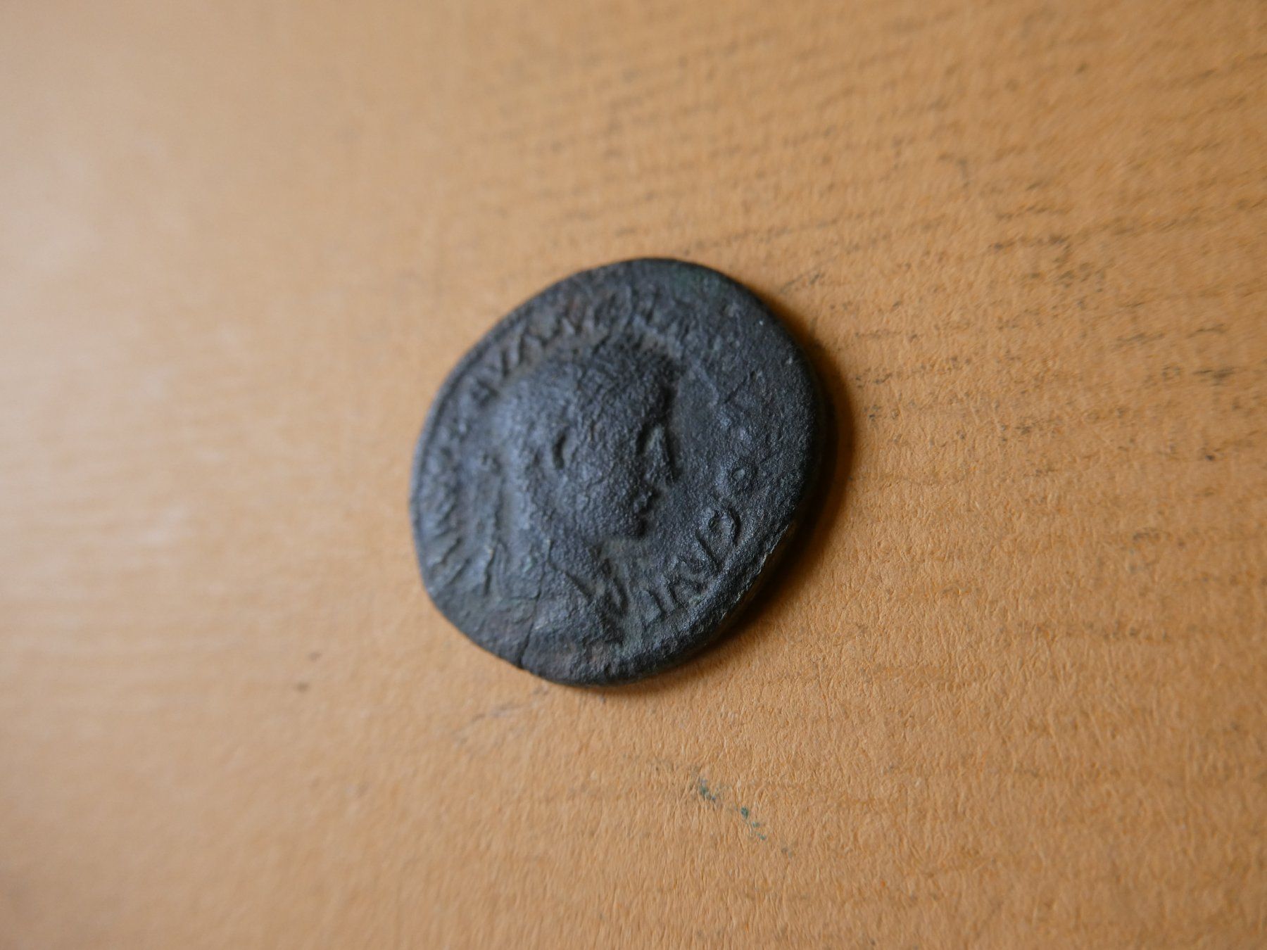 Alle Münzen: uralte Bronzemünze  19 mm     3.67 g – Gebraucht aus Hinterforst von Rohusri 1