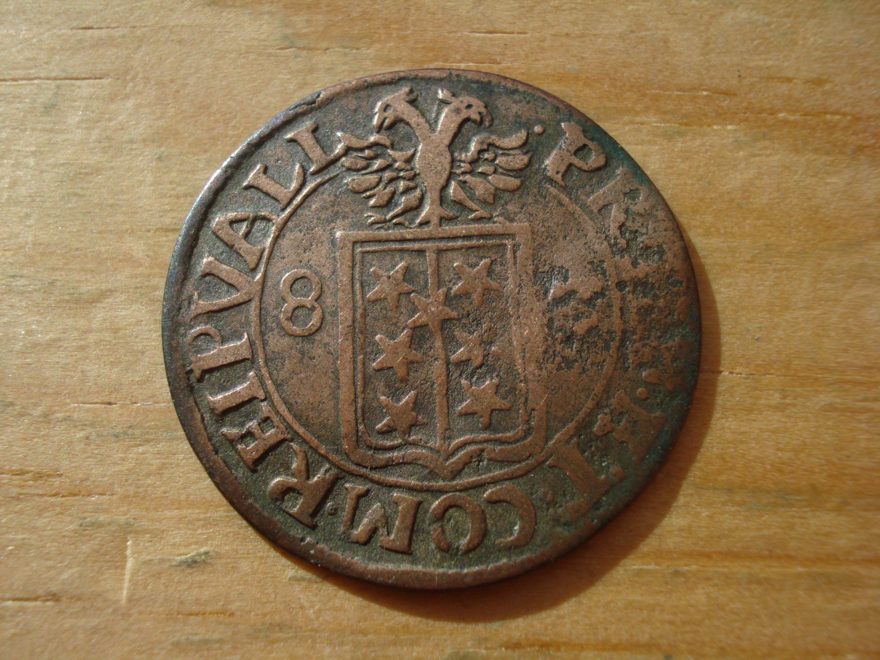 Alle Münzen: (Z2) Wallis 1/2 Batz 168? – Gebraucht aus Erlach von Net-Coins