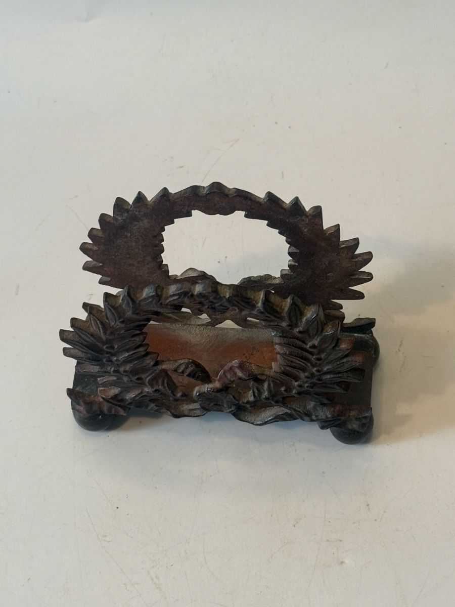 Altro in Decorazioni & Accessori: Kleiner dekorativer Briefständer / Kartenhalter Metall – Usato da Grenchen venduto da swiss.antiques 3