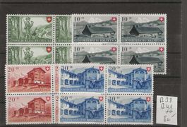 timbre B38 à B41 ** Pro Patria 1948 bloc de 4