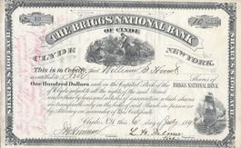 HWP The Briggs National Bank 1891