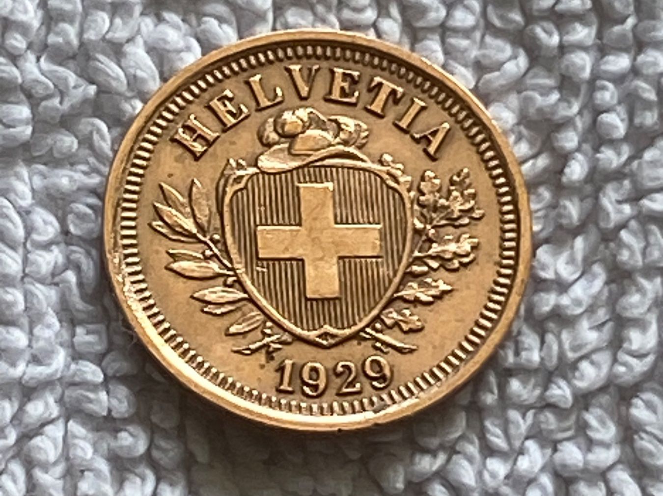 Tutti le monete: 1 centime/rappen 1929 – Usato da Nyon venduto da Ilmi09
