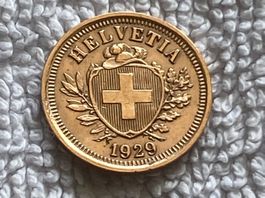 1 centime/rappen 1929