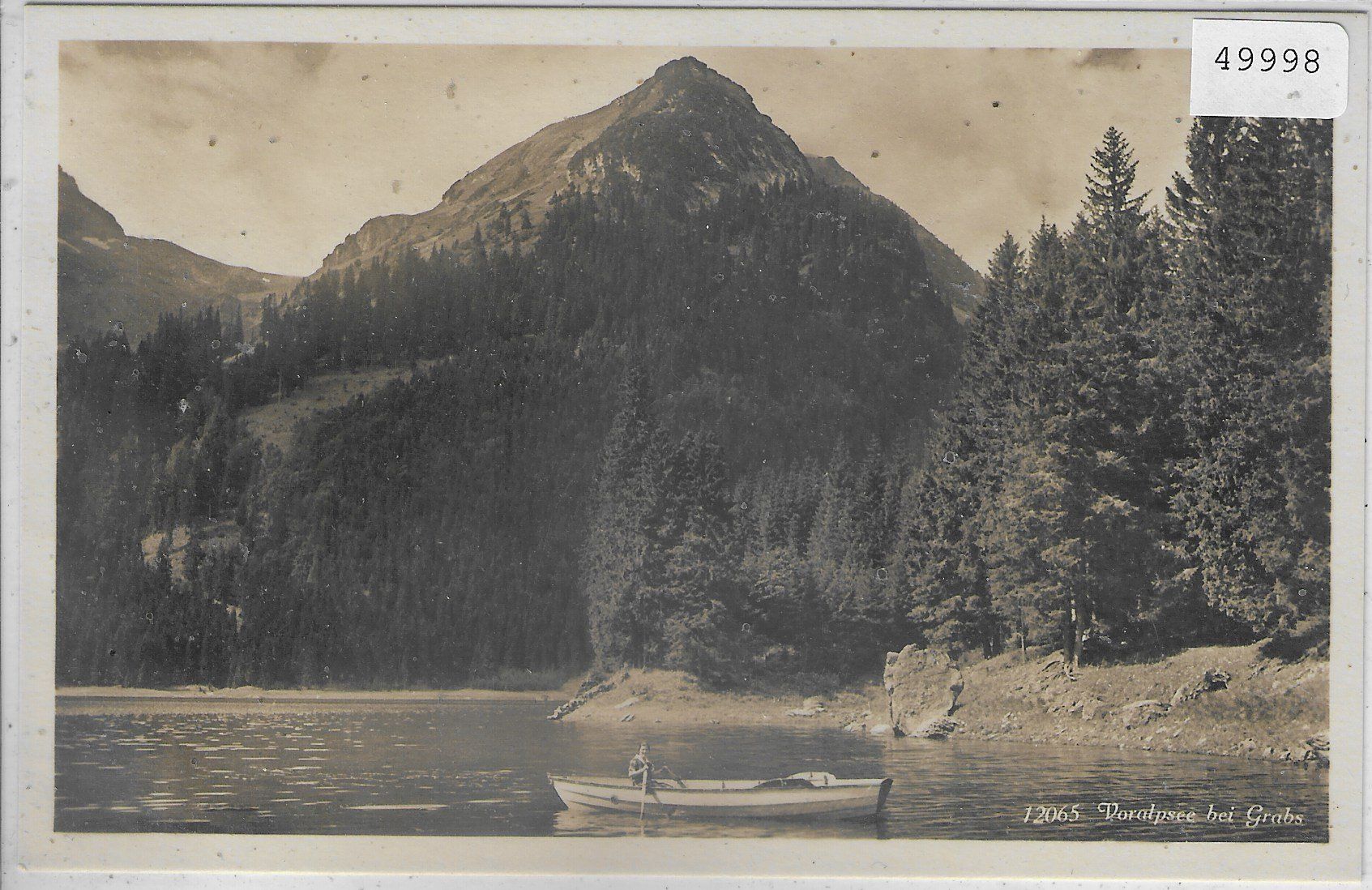Cartoline postali: Voralpsee bei Grabs - Boot – Usato da Ettingen venduto da Kartenplanet