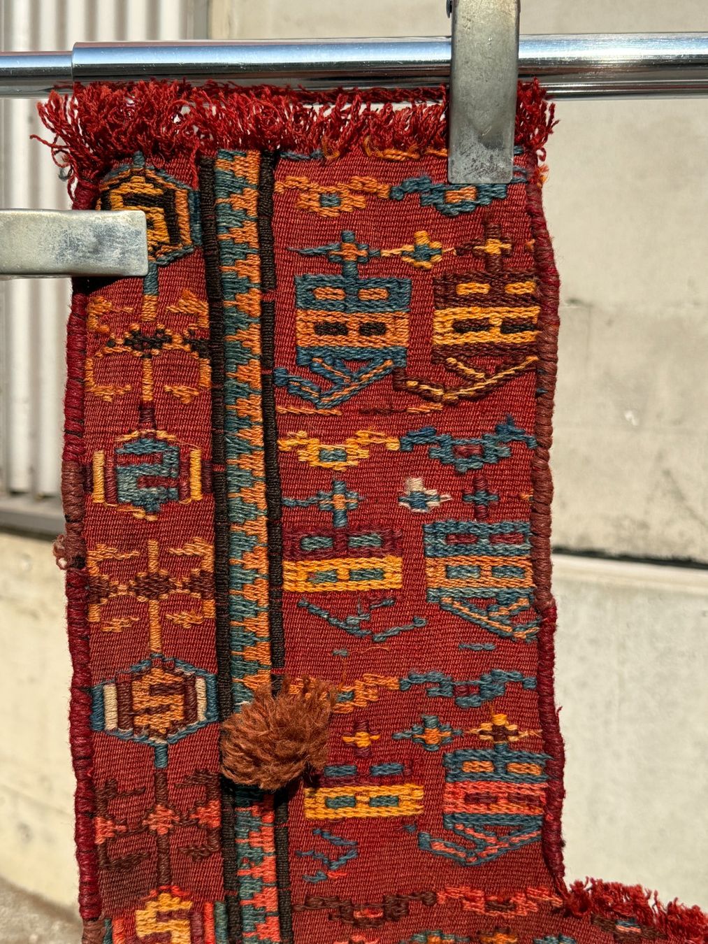 Tapis: Satteldecke oder Lasttierdecke Sileh-Technik end 19th 104x80 – D'occasion à Vacallo par cri_229f 4