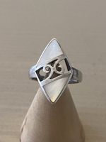 Elegante Damenring Sterlingsilber 925