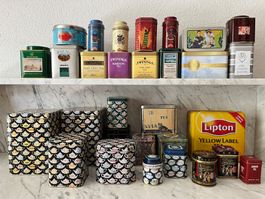 30 Teedosen  Blechdosen