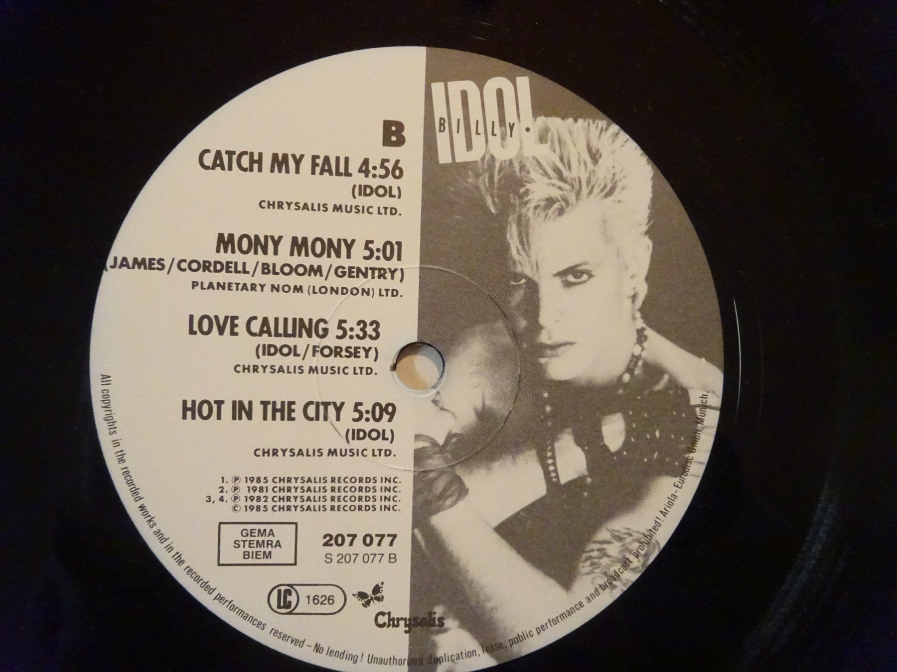 Dischi in vinile: BILLY IDOL ** VITAL IDOL ** EXCELLENT – Usato da Luzern venduto da xrayspex99 5