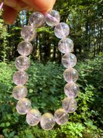 Hochwertiges Armband aus klarem Lavendel-Amethyst – 12mm
