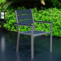 17732 - 4x Gartenstuhl NAPA - stapelbar Witterungsbeständig