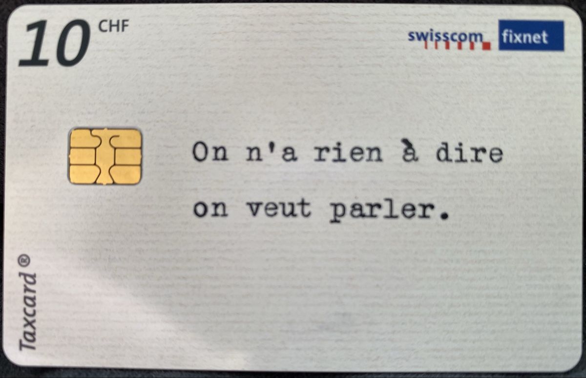 Telefon- & Taxkarten: Taxcard S2 – Gebraucht aus Lausanne von babacard10