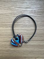 Glaskette blau Murano Necklace Kette