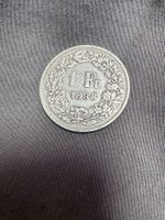 1 Frankenmuenze 1898 Helvetia Silbermuenze Zustand gut