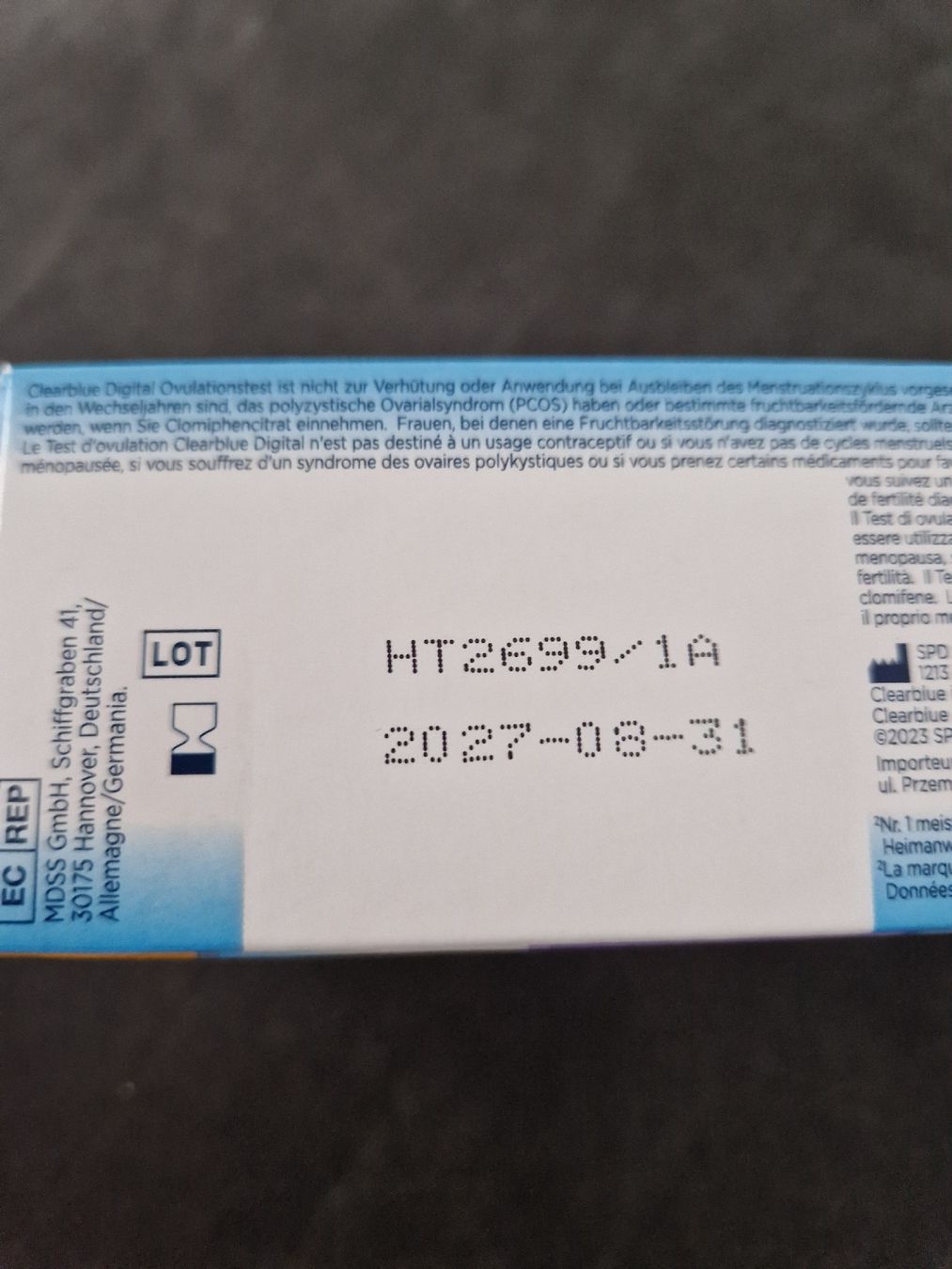Attrezzature mediche: Ovulationstest digital Clearblue - 6 Teststreifen übrig - – Nuovo (secondo la descrizione) da Volketswil venduto da jcm1992 1