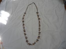 Nr. 2 Orig. Native Americans Halskette Zuni Vögel Fetisch