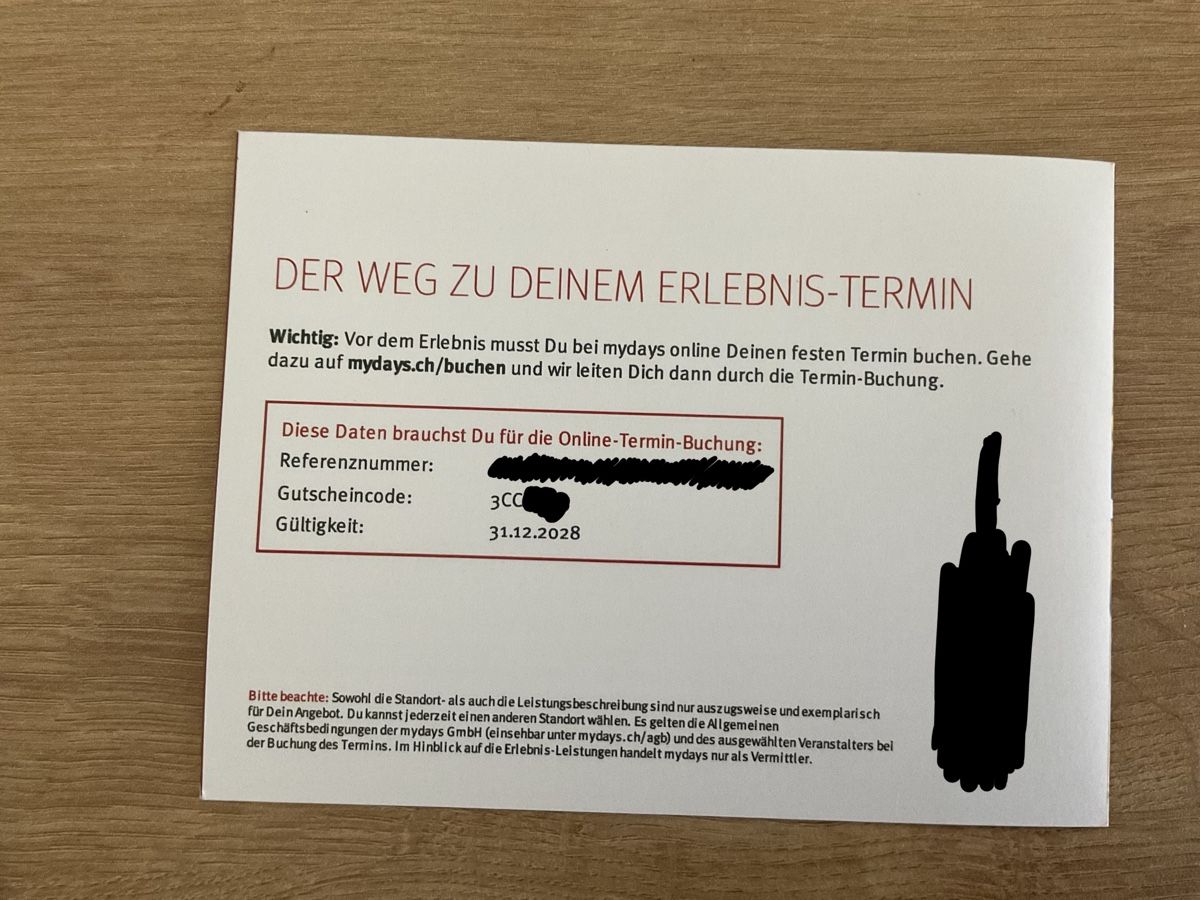 Gutscheine: Gutschein mydays - Tandem Paragliding – Neu und originalverpackt aus Langnau am Albis von Seebueb96 3