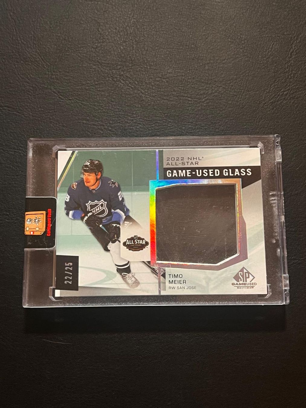 NHL Carte collezionabili: Timo Meier 2022 Game-Used Glass /25 – Nuovo (secondo la descrizione) da Möhlin venduto da SwissHockeyCards