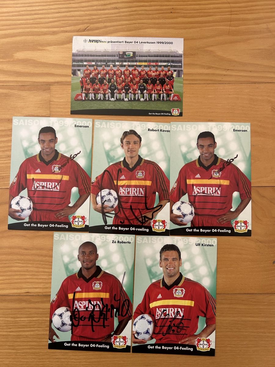 Autogramme: Autogramme Bayer 04 Leverkusen Saison 1999-2000 – Gebraucht aus Oberwil-Lieli von dan-1987