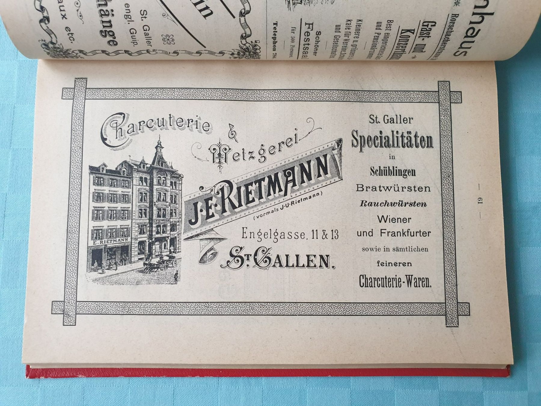 Libri: Antikes Buch Ostschweizerischer Fremdenführer 1903 – Usato da Mörschwil venduto da spirspi 4