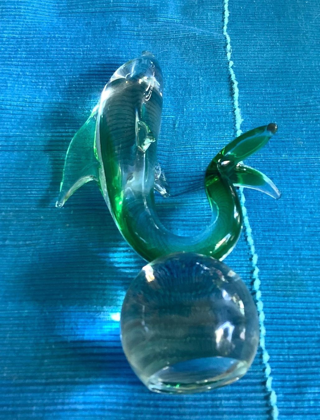 Murano Statuette: ALTER MURANO-GLAS DELPHIN – Usato da Adlikon b.Regensdorf venduto da Crystaldragon09 2
