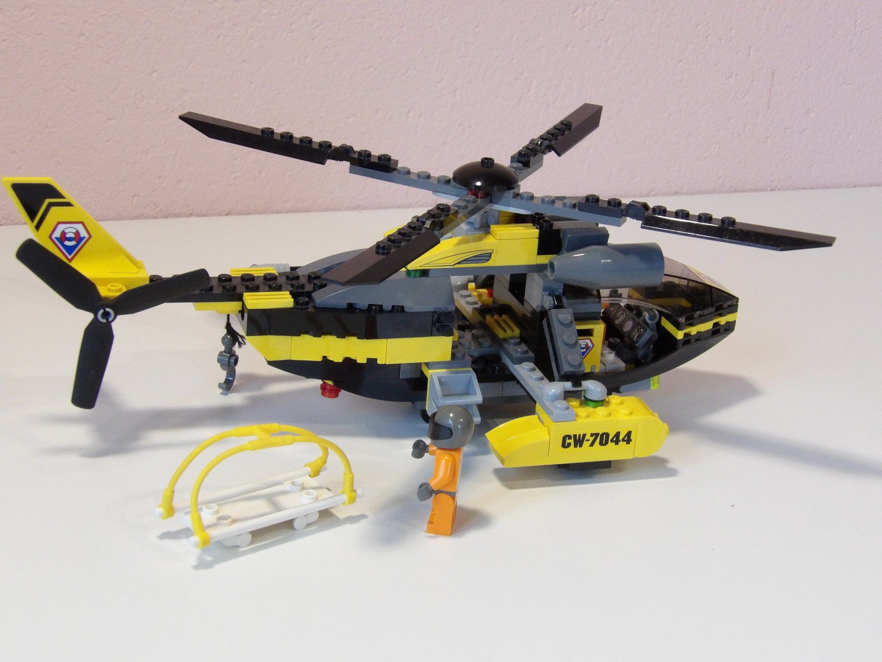 Lego Kit di costruzioni: Lego 7044 Rettungshelikopter – Usato da Niederlenz venduto da Steff99 2