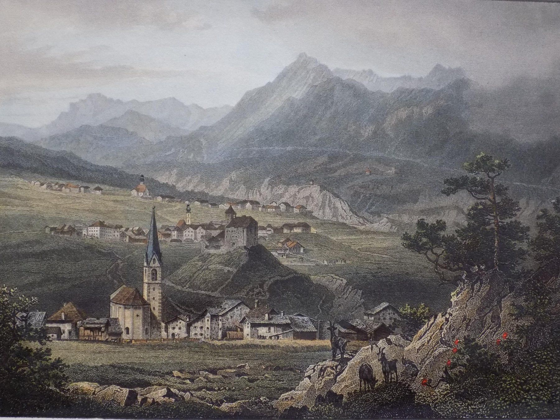 Gravures: Oberhalbstein koloriert – D'occasion à Risch par Rischli15 3