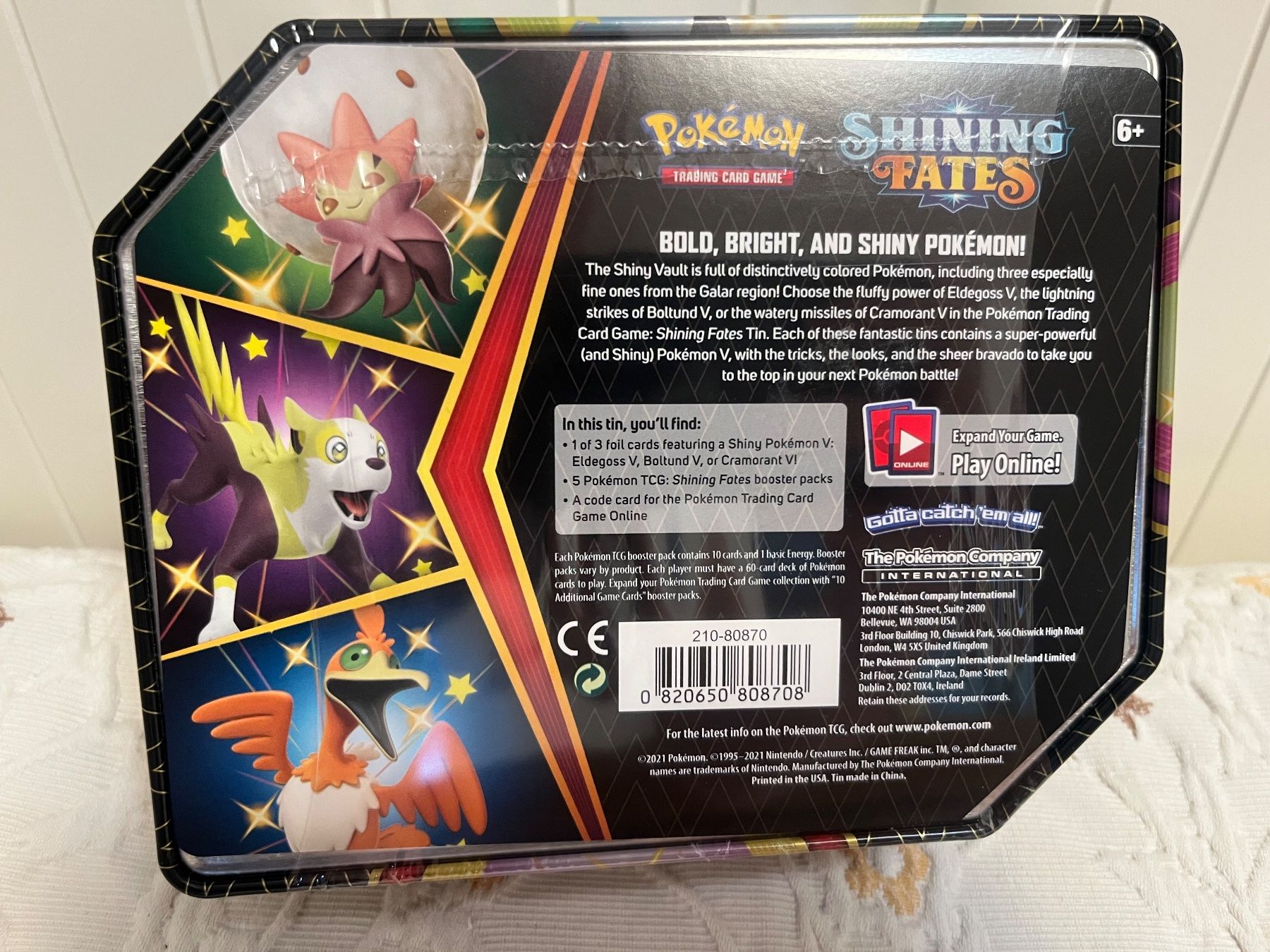 Pokémon Sammelbilder & Trading cards: Pokémon Shining Fates Eldegoss VTin Box- OVP – Neu und originalverpackt aus Basel von Galia2000 1