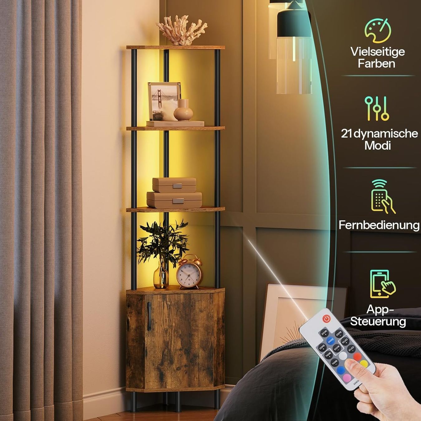 Regale: Regal mit LED-Beleuchtung – Neu (gemäss Beschreibung) aus Sins von Taschending 4