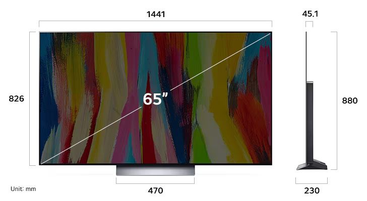 LG Televisori: LG OLED Fernseher C2 65 Zoll  – Nuovo (secondo la descrizione) da Winterthur venduto da hershanking 3
