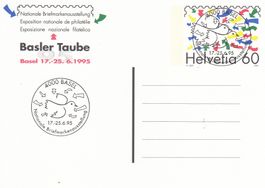 1995 Nationale Briefmarkenausstellung Basler Taube in Basel