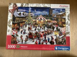 Clementoni Puzzle "Christmas Collection" 1000 Teile, Neu 58