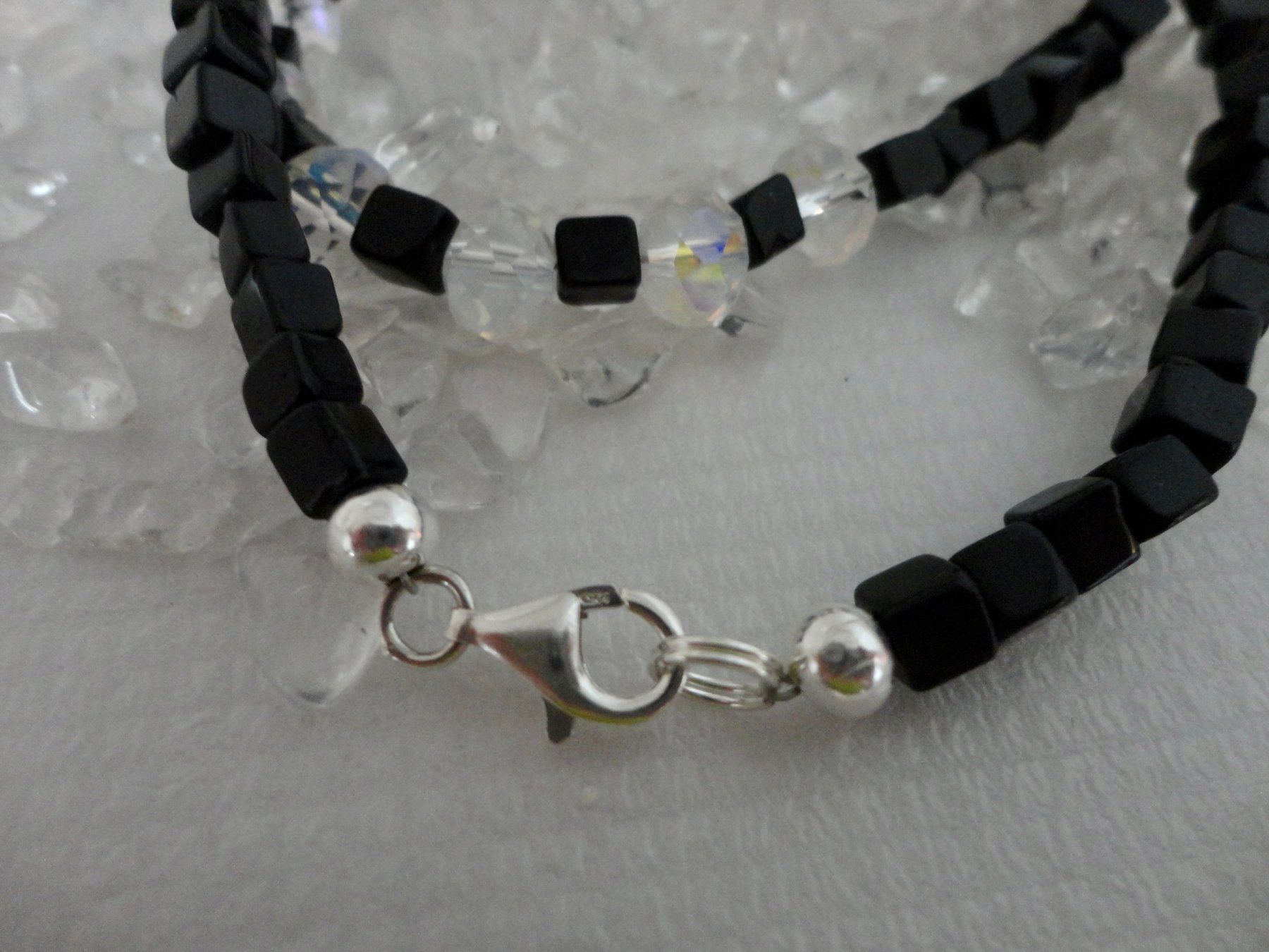 Catenine: Kinderkette Blaufluss, Tschechischer-Kristall – Nuovo (secondo la descrizione) da Biberist venduto da tl-schmuck 2