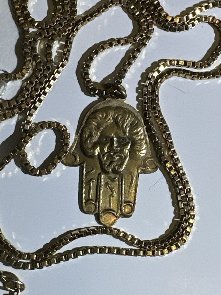 Catenine: Schöne Kette Silber vergoldet 40cm – Usato da Trüllikon venduto da angela4444
