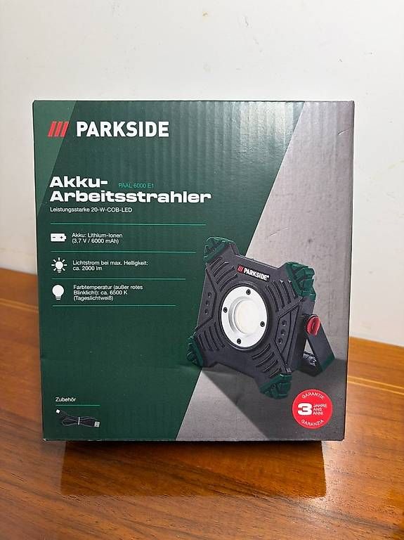 Lampen: PARKSIDE Akku LED-Arbeitsstrahler  – Neu und originalverpackt aus Erlen von Nussi-59