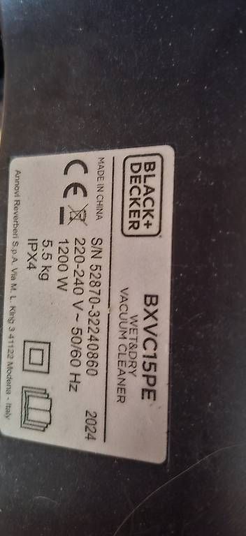 Aspirapolveri & Accessori: BLACK+DECKER Werkstatt-/Industriestaubsauger – Usato da Birmenstorf AG venduto da nic_56cd 3