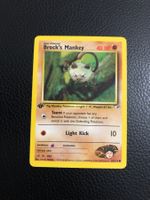 2000 Gym Heroes Brock’s Mankey 67/132 1st edition NM Ab 1