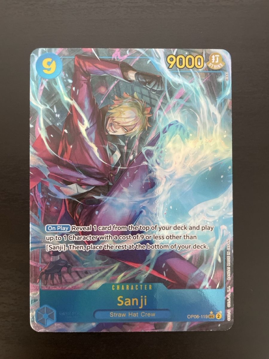 Bandai Sammelbilder & Trading cards: Sanji (op06-119) Excellent – Gebraucht aus Savosa von RyumaSenpai97