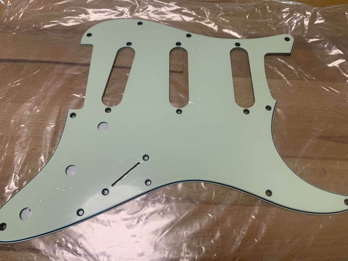 Strumenti musicali: Stratocaster Pickguard Mint Green ,Neu – Nuovo e nell'imballaggio originale da Zürich venduto da richie02